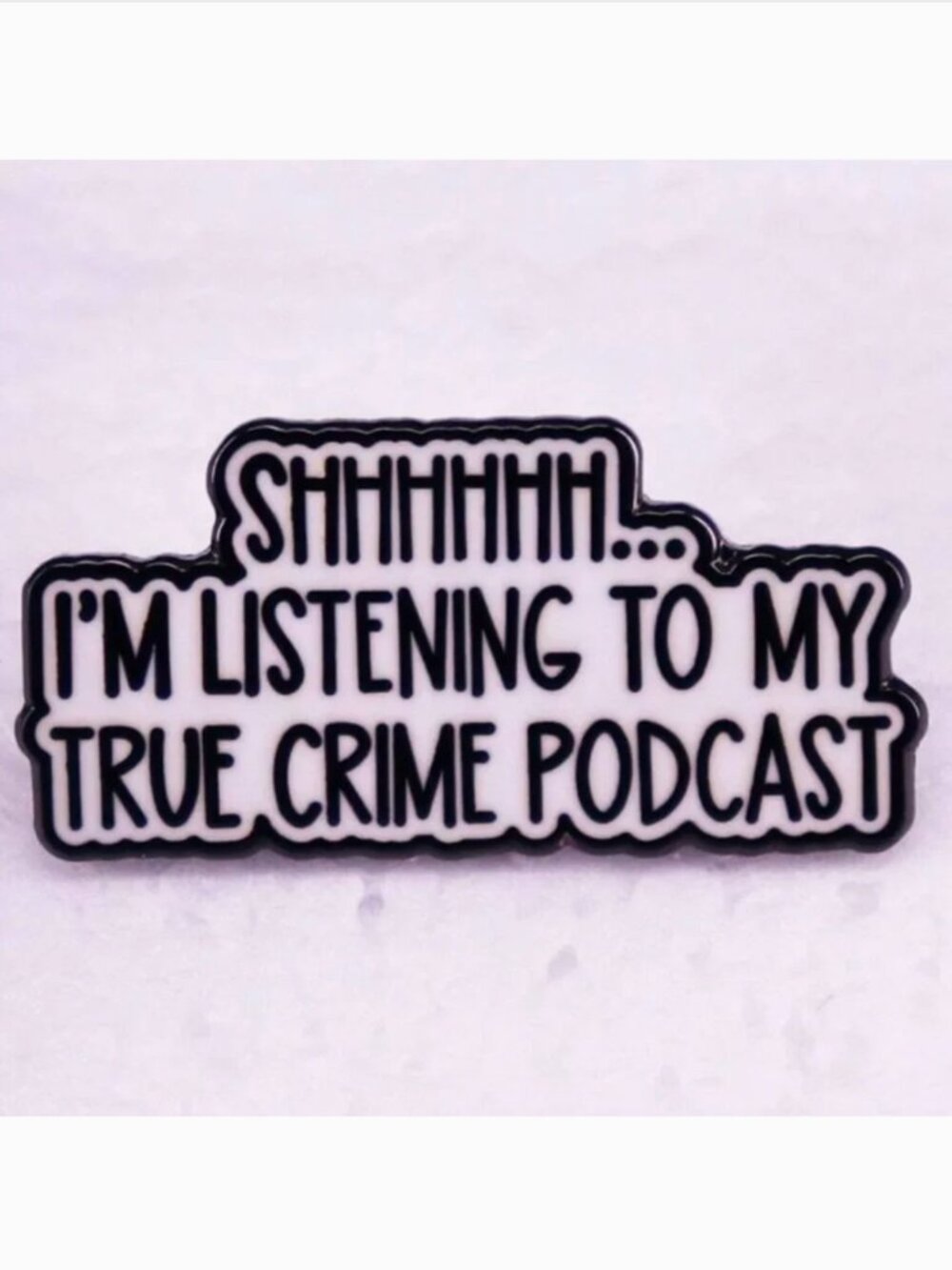 🧿 3 for $33 🧿 True Crime Podcast - Murderino - Novelty Enamel Pin